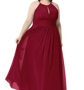 Azazie Bonnie burgundy  bridesmaids dress